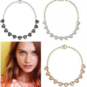 :: Stella & Dot | Smoky Gray/Silver Somervell Crystal Necklace